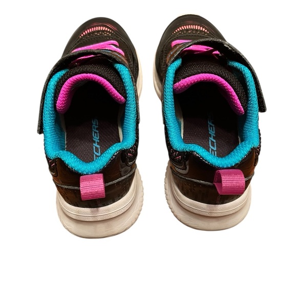Skechers Toddler Girl's Jumpsters Sneaker Size 10.5 - Picture 5 of 10